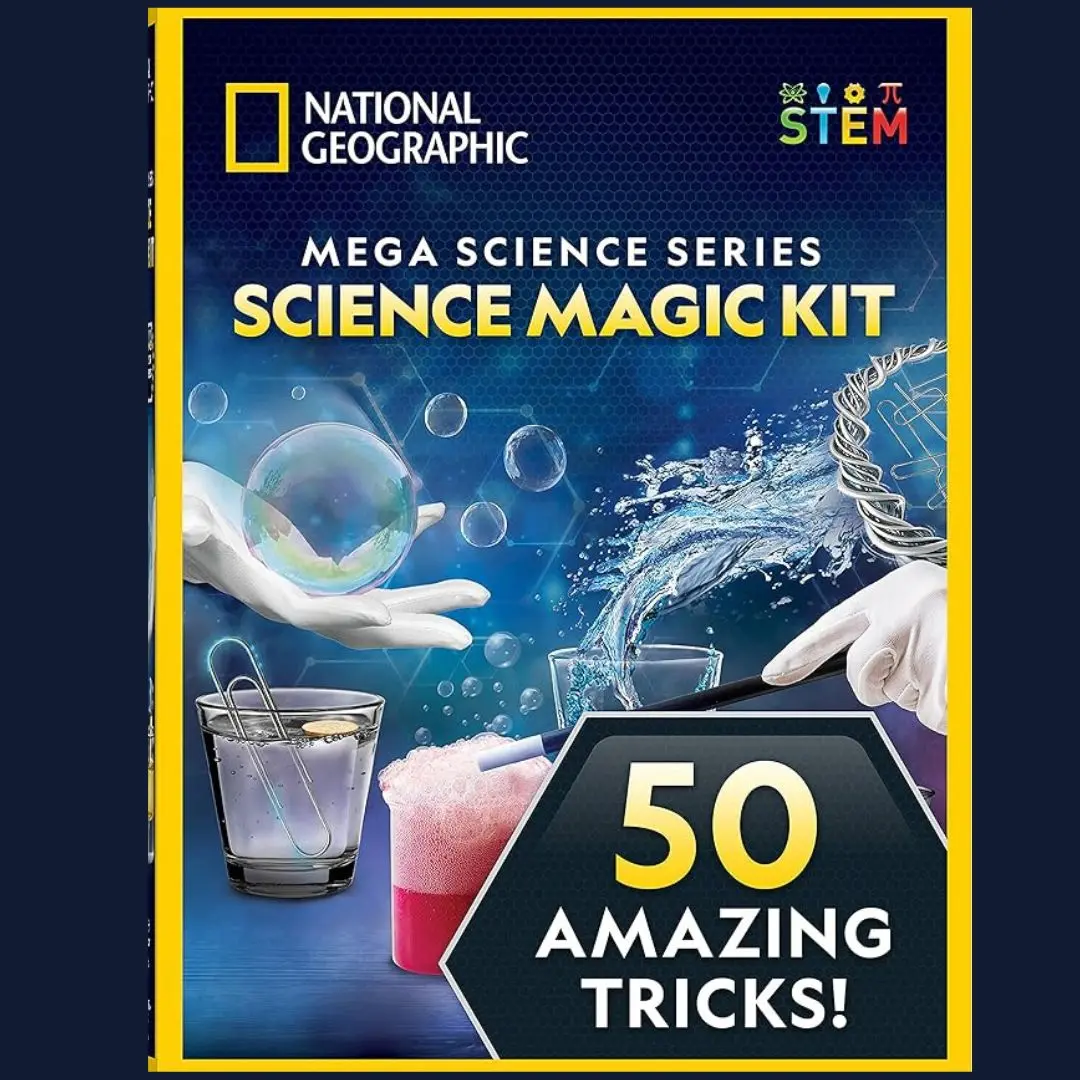 Image of NATIONAL GEOGRAPHIC Science Magic Kit – Science Kit for Kids with 50 Unique Experiments and Magic Tricks