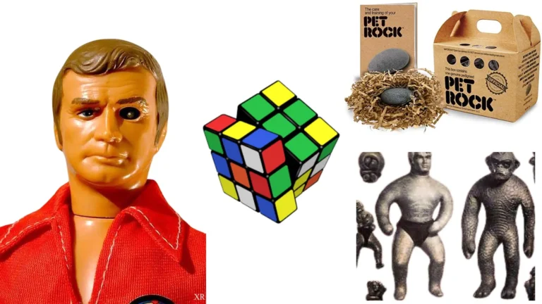 An image collage of 1970s Toy Collection