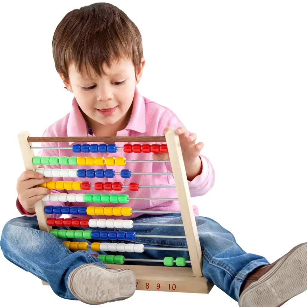 An image of a kid playing with a musical toy