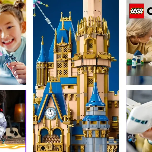 An image collage of LEGO Themes and Sets for Kids