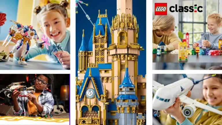 An image collage of LEGO Themes and Sets for Kids