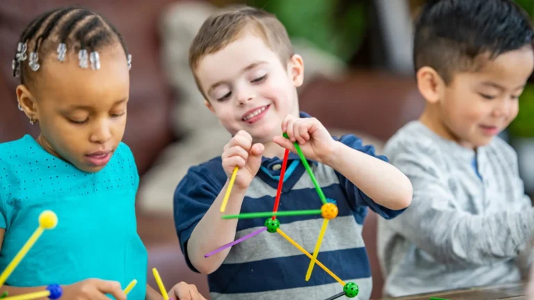 An image of Toddlers Playing with toys