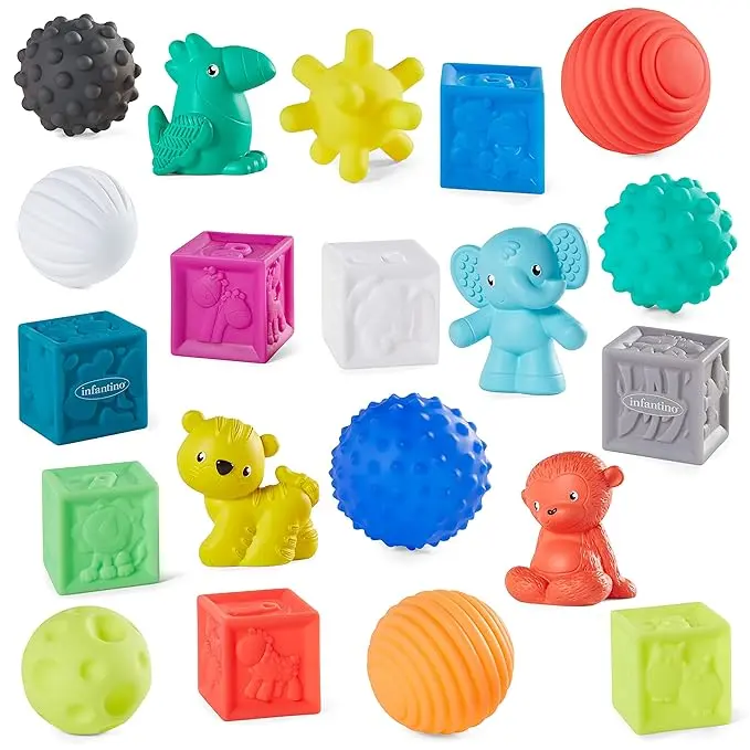 An image of Infantino Sensory Balls, Blocks & Buddies